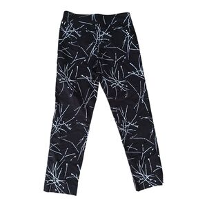 Krazy Larry Black and White Patterned Fireworks Pull On Pants Size 8